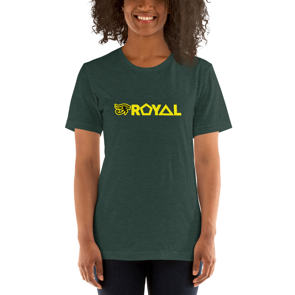 ROYAL. | Urban Resort | Conscious Culture Unisex Ra Tees YELLOW 9 VARIETIES