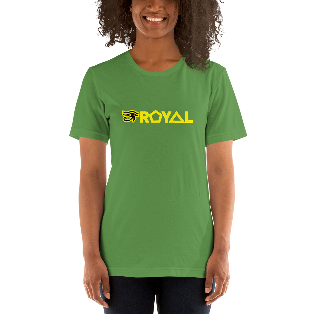 ROYAL. | Urban Resort | Conscious Culture Unisex Ra Tees YELLOW 9 VARIETIES