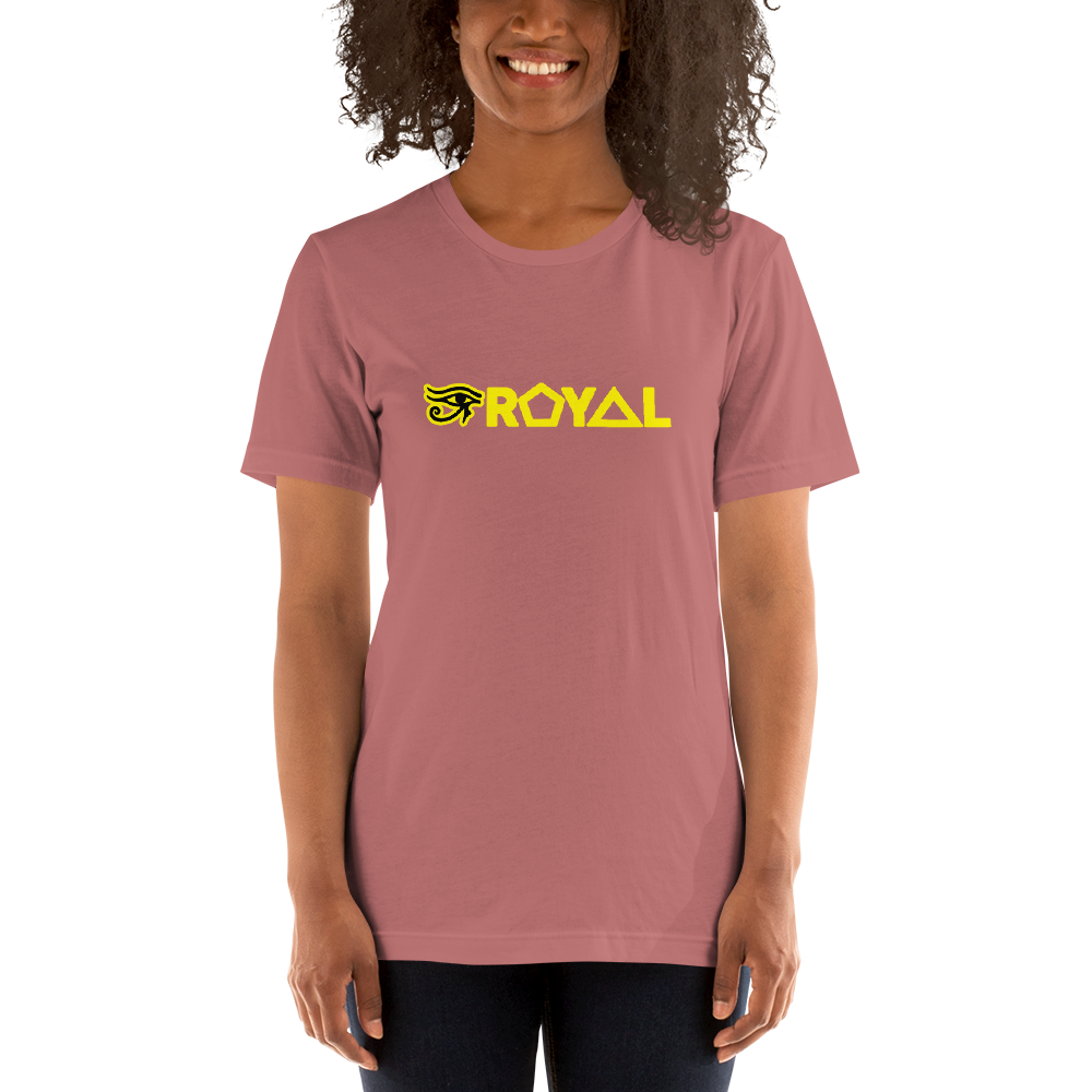 ROYAL. | Urban Resort | Conscious Culture Unisex Ra Tees YELLOW 9 VARIETIES
