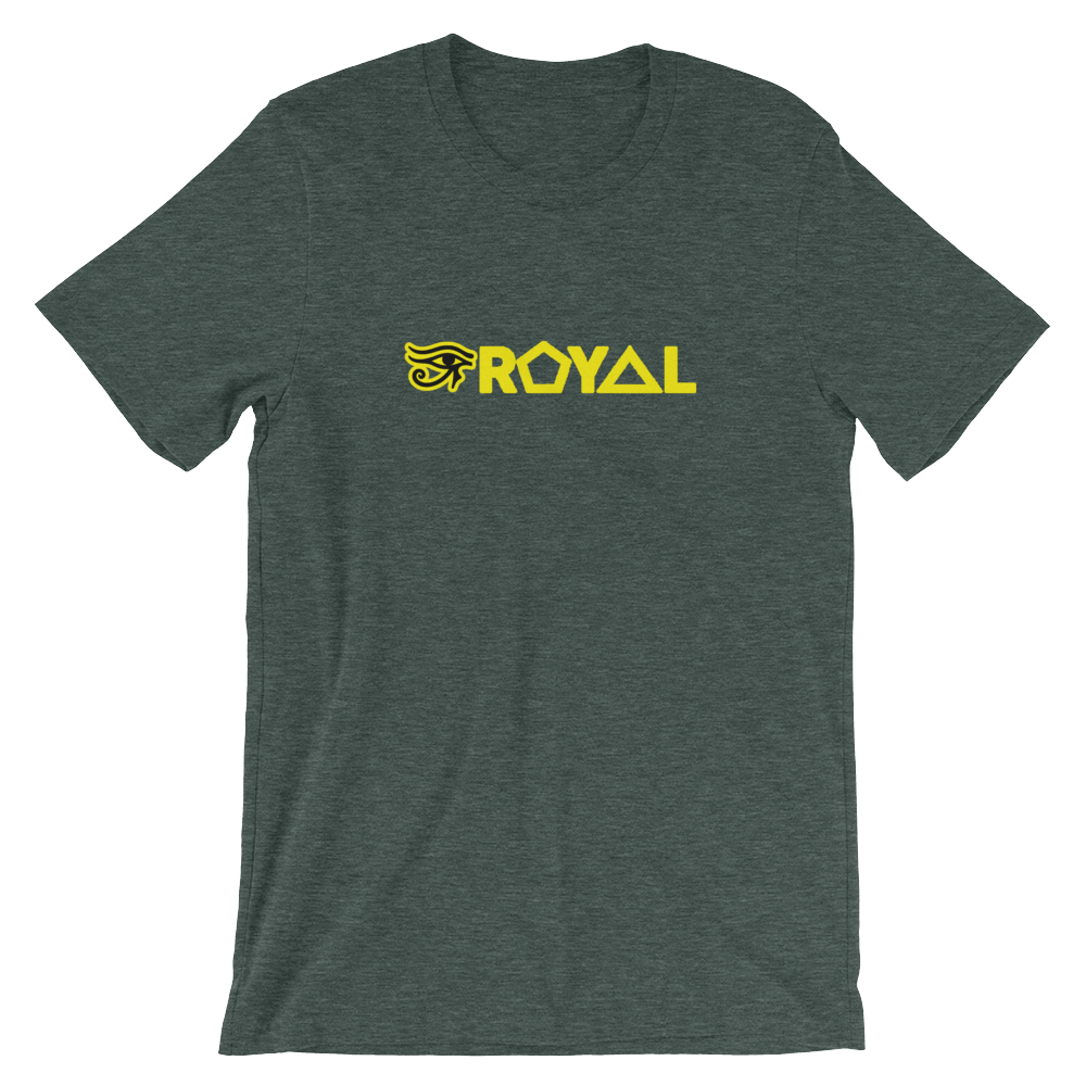 ROYAL. | Urban Resort | Conscious Culture Unisex Ra Tees YELLOW 9 VARIETIES