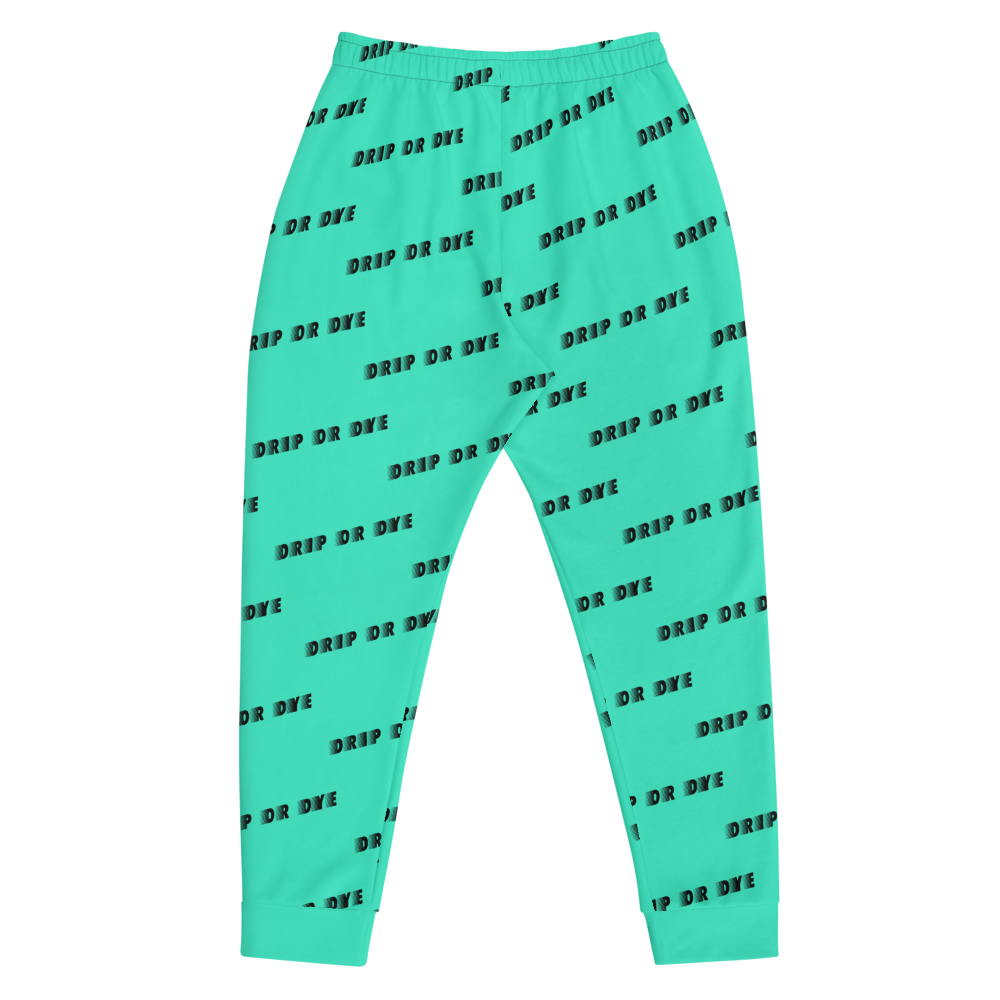 CRXWN | Drip or Dye | Racer Season 1 Unisex Jogger Racing Stripes Sweatpant Zoom Seafoam Aether