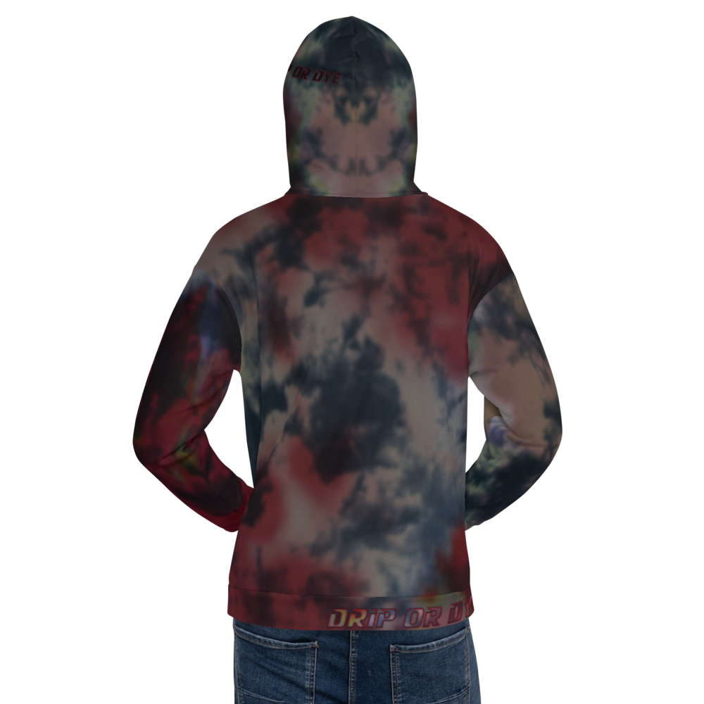 CRXWN | Drip or Dye | Tie Dye Season of Love 1 Cosmic Prophet Custom Unisex Hoodie and the Heavens Parted Color Cloud Super Neutral Marooned