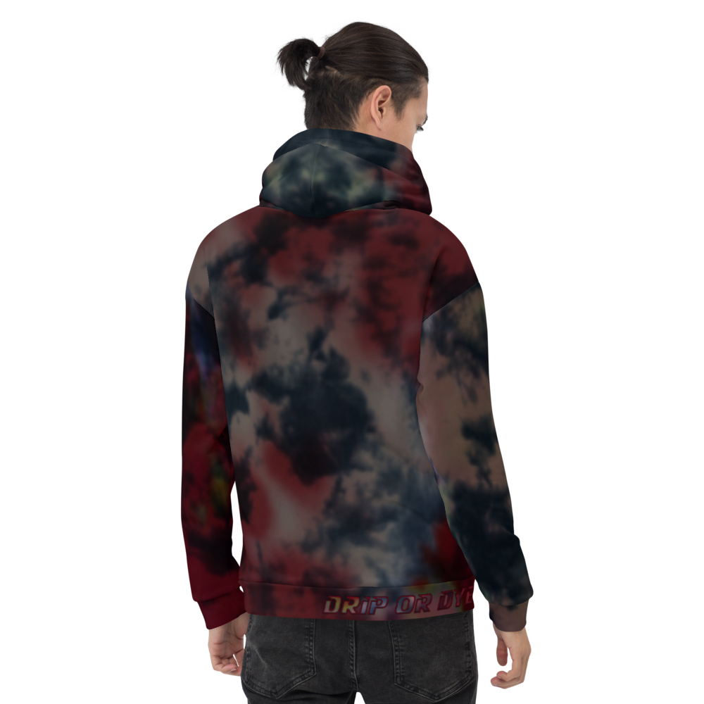 CRXWN | Drip or Dye | Tie Dye Season of Love 1 Cosmic Prophet Custom Unisex Hoodie and the Heavens Parted Color Cloud Super Neutral Marooned