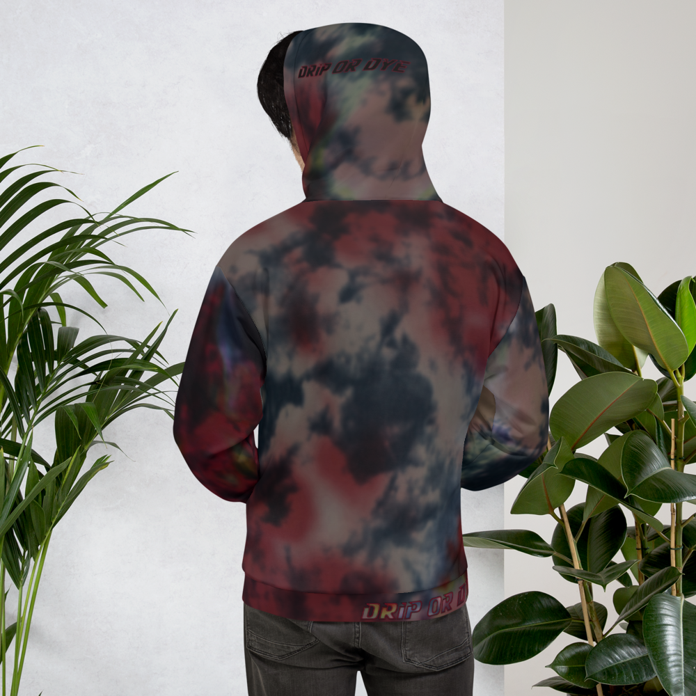 CRXWN | Drip or Dye | Tie Dye Season of Love 1 Cosmic Prophet Custom Unisex Hoodie and the Heavens Parted Color Cloud Super Neutral Marooned