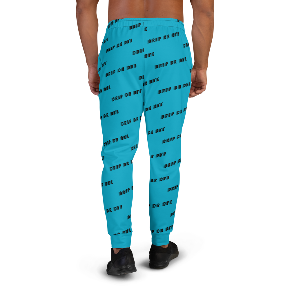 CRXWN | Drip or Dye | Racer Season 1 Unisex Jogger Racing Stripes Sweatpant Zoom Sky Blue