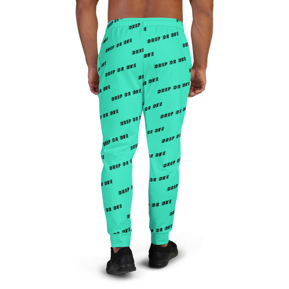 CRXWN | Drip or Dye | Racer Season 1 Unisex Jogger Racing Stripes Sweatpant Zoom Seafoam Aether