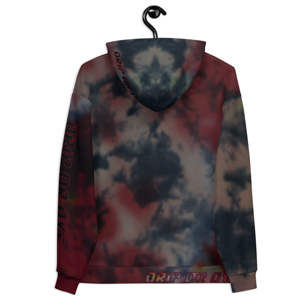 CRXWN | Drip or Dye | Tie Dye Season of Love 1 Cosmic Prophet Custom Unisex Hoodie and the Heavens Parted Color Cloud Super Neutral Marooned