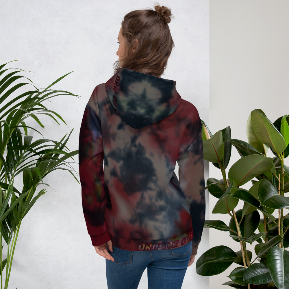 CRXWN | Drip or Dye | Tie Dye Season of Love 1 Cosmic Prophet Custom Unisex Hoodie and the Heavens Parted Color Cloud Super Neutral Marooned