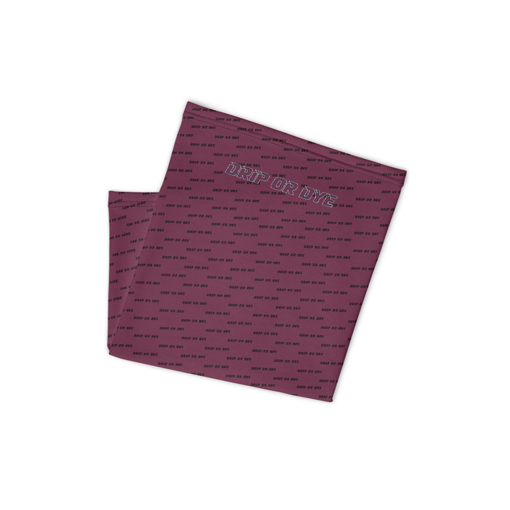 CRXWN | Drip or Dye | HUES Season 1 Back 2 Basics Custom Racer Stripes 3-in-1 UNISEX Gaiter Zoom Maroon