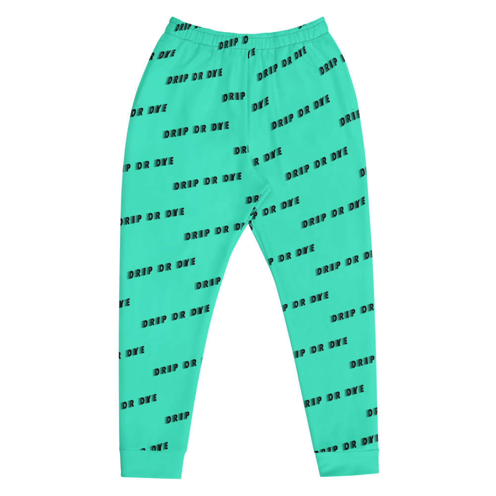 CRXWN | Drip or Dye | Racer Season 1 Unisex Jogger Racing Stripes Sweatpant Zoom Seafoam Aether