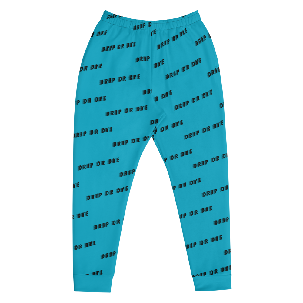 CRXWN | Drip or Dye | Racer Season 1 Unisex Jogger Racing Stripes Sweatpant Zoom Sky Blue