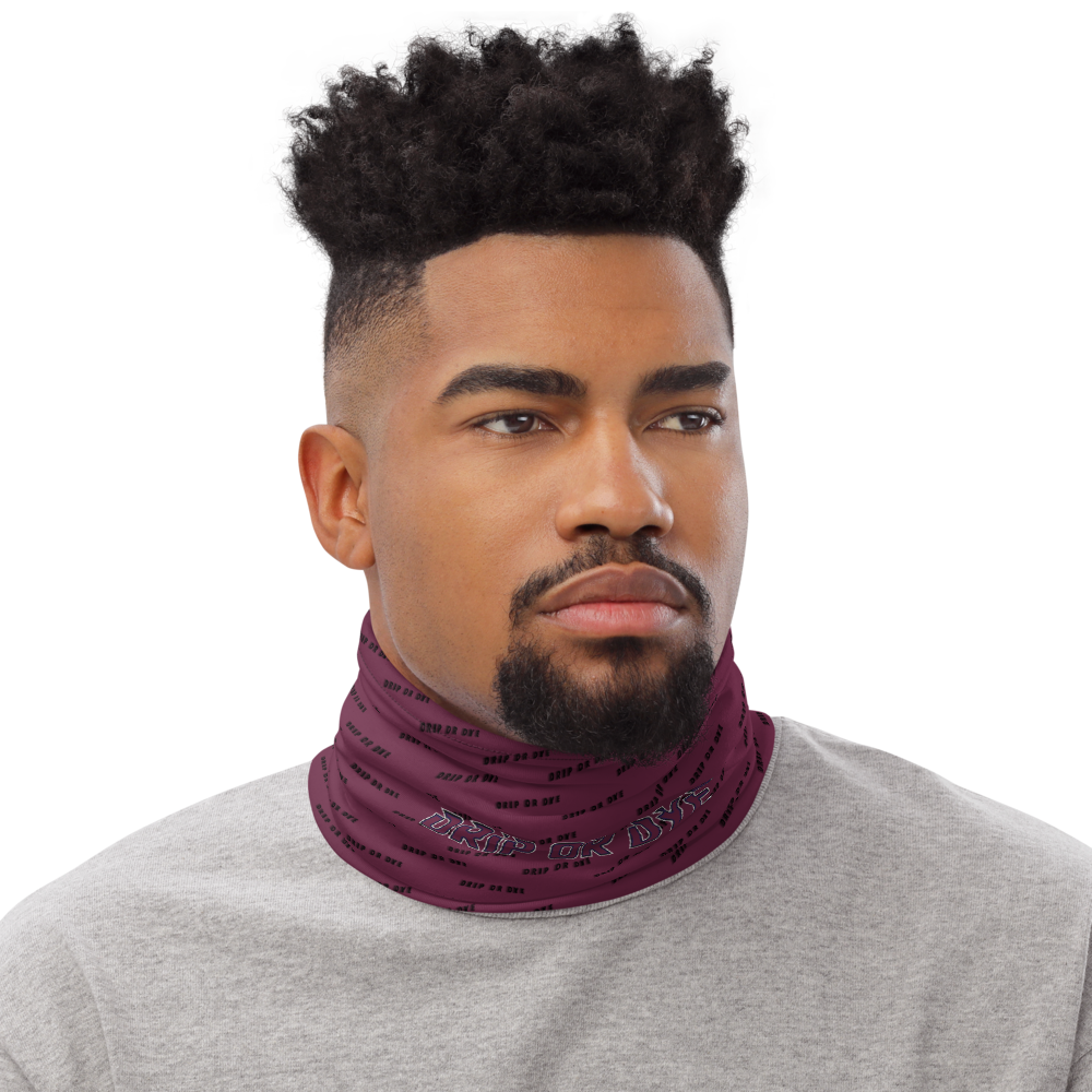 CRXWN | Drip or Dye | HUES Season 1 Back 2 Basics Custom Racer Stripes 3-in-1 UNISEX Gaiter Zoom Maroon