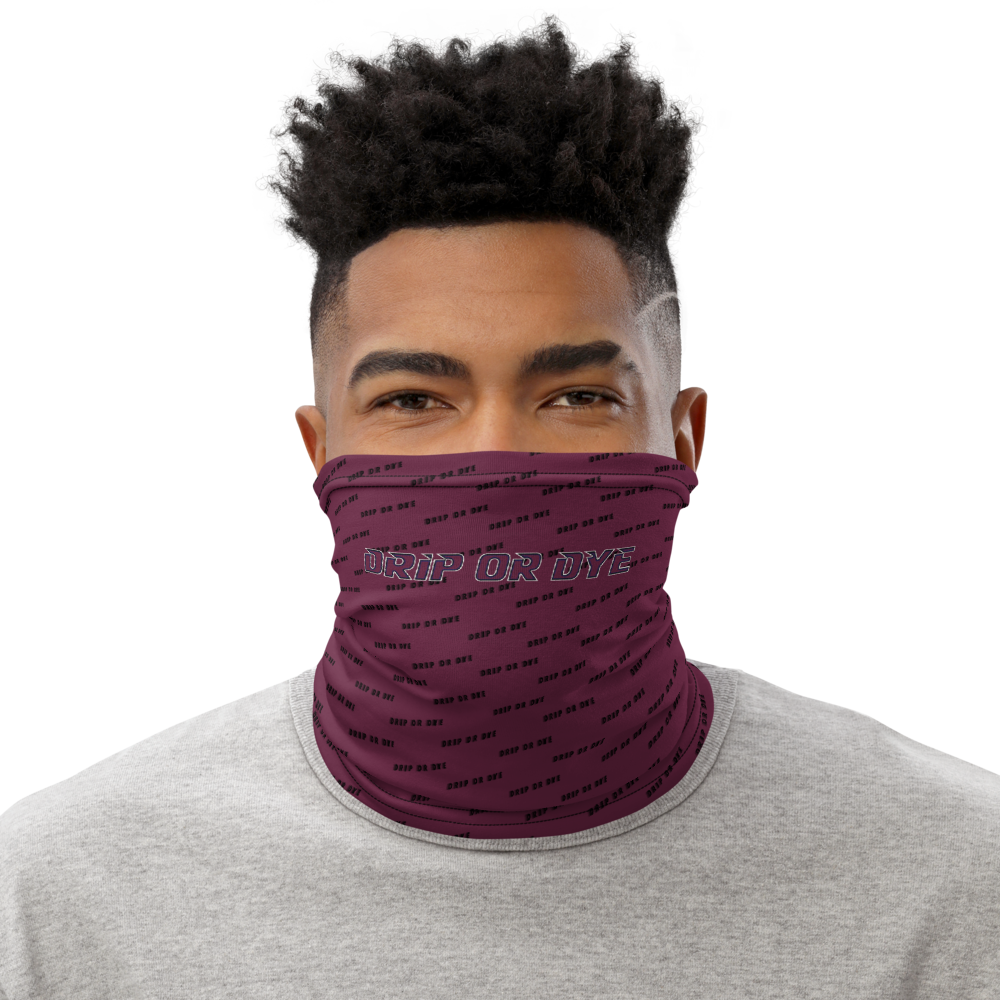 CRXWN | Drip or Dye | HUES Season 1 Back 2 Basics Custom Racer Stripes 3-in-1 UNISEX Gaiter Zoom Maroon