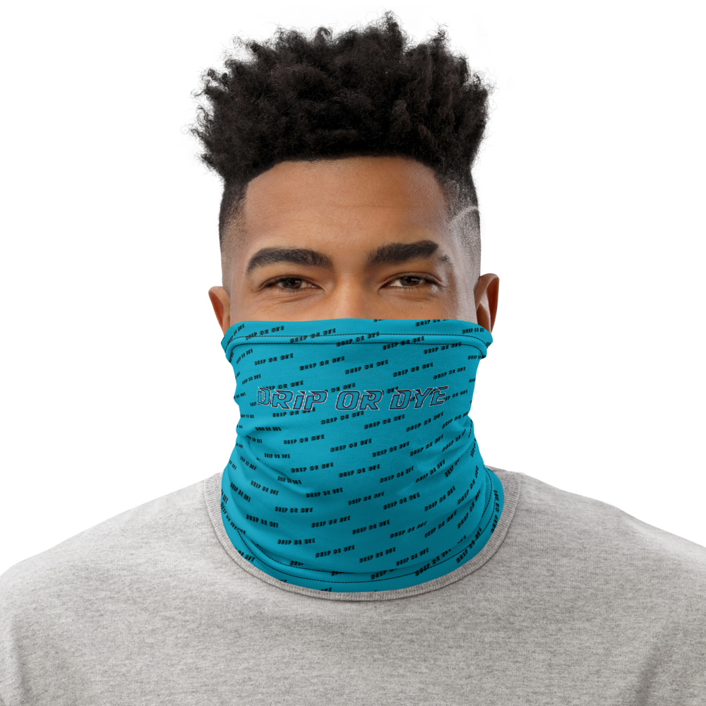 CRXWN | Drip or Dye | HUES Season 1 Back 2 Basics Custom Racer Stripes 3-in-1 UNISEX Gaiter Zoom Sky Blue