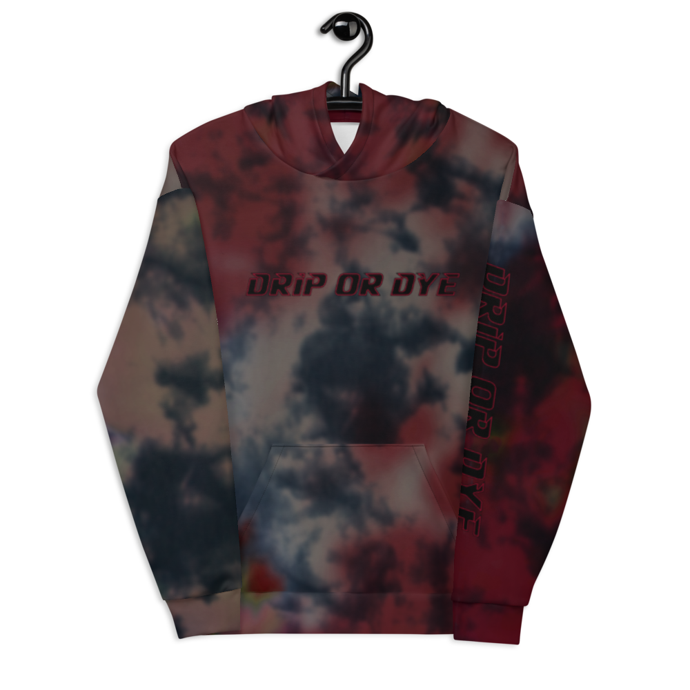 CRXWN | Drip or Dye | Tie Dye Season of Love 1 Cosmic Prophet Custom Unisex Hoodie and the Heavens Parted Color Cloud Super Neutral Marooned