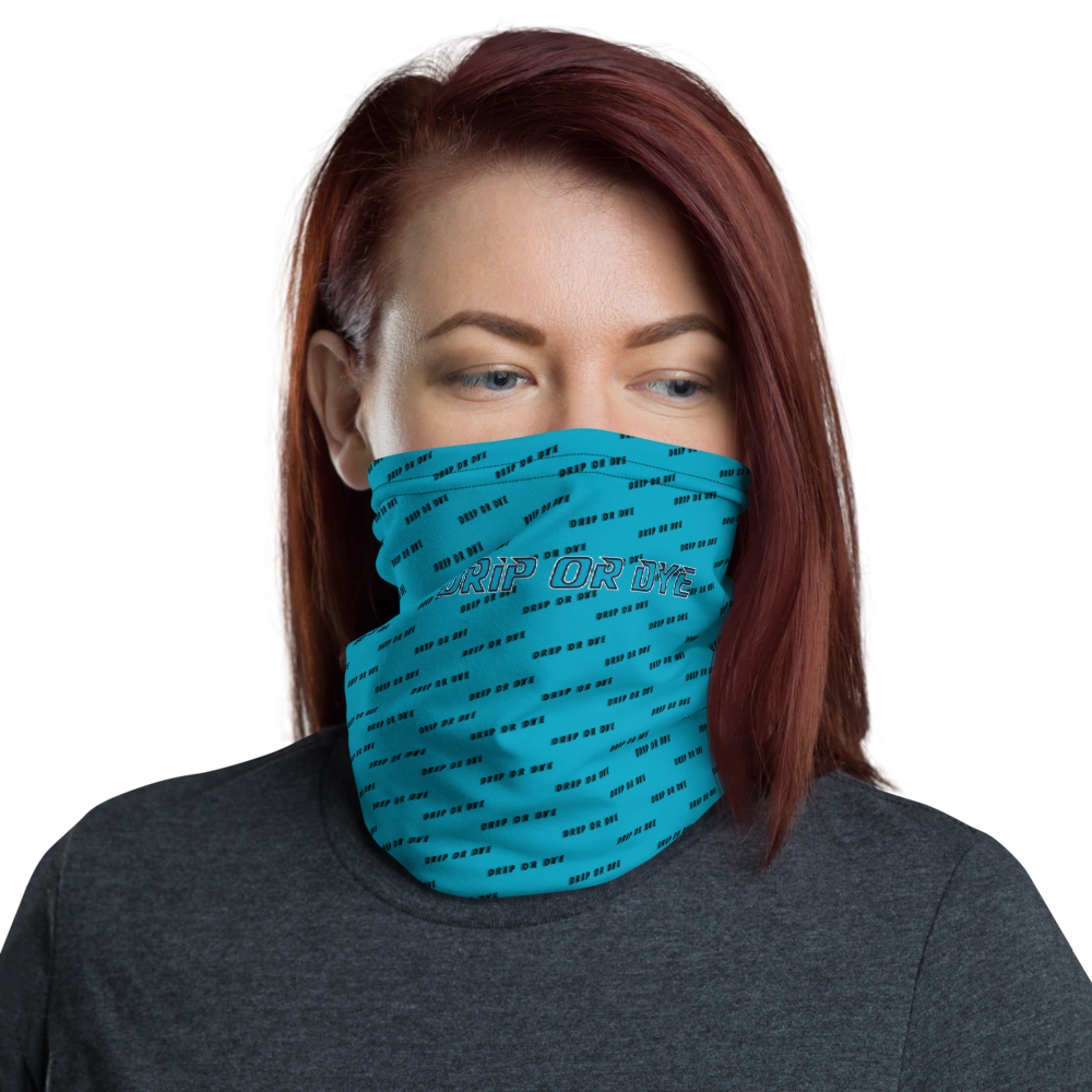 CRXWN | Drip or Dye | HUES Season 1 Back 2 Basics Custom Racer Stripes 3-in-1 UNISEX Gaiter Zoom Sky Blue