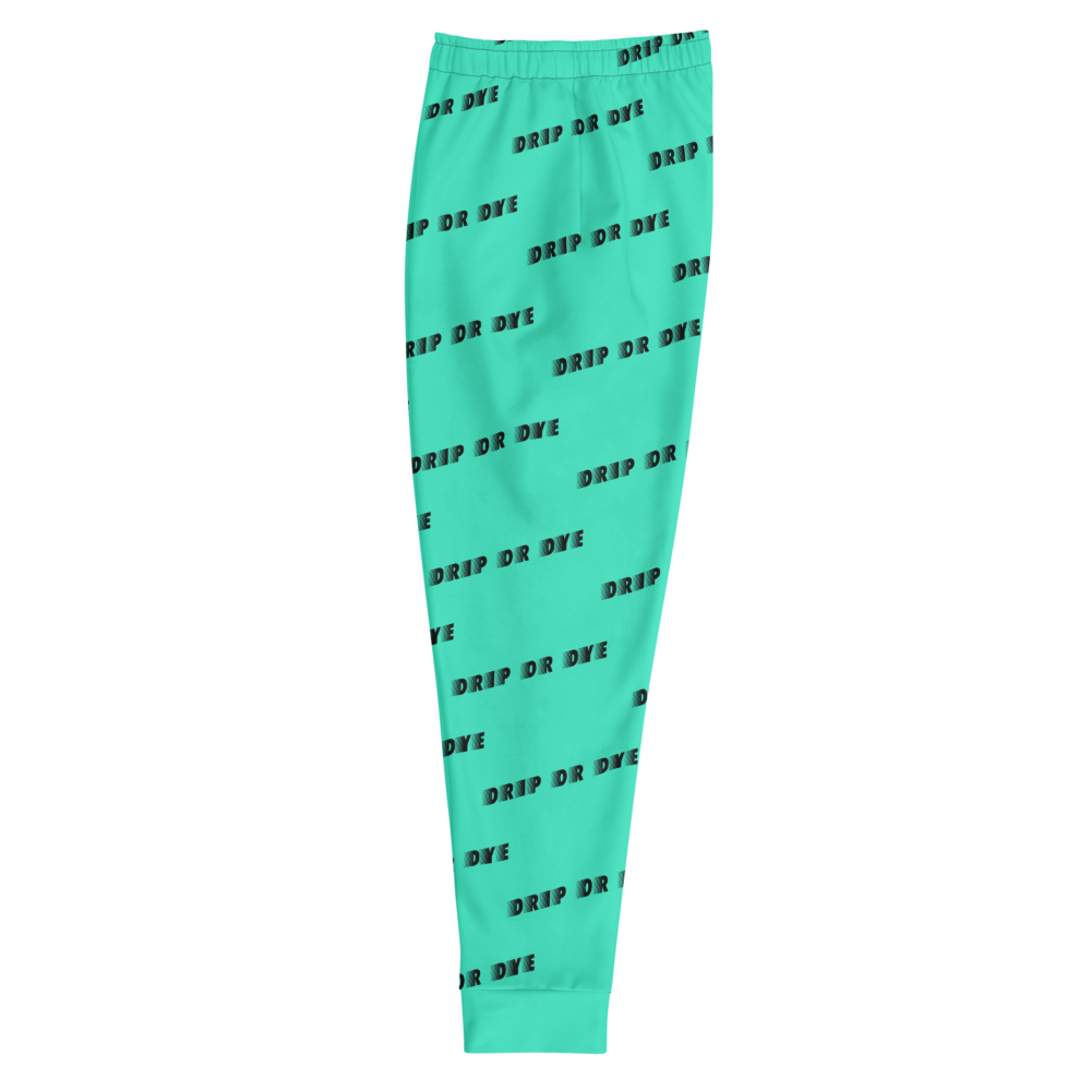 CRXWN | Drip or Dye | Racer Season 1 Unisex Jogger Racing Stripes Sweatpant Zoom Seafoam Aether