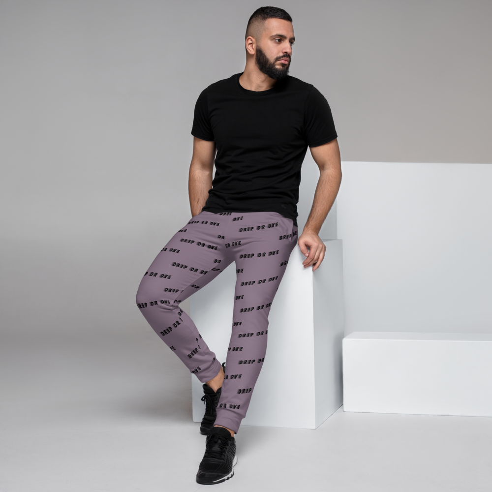 CRXWN | Drip or Dye | Racer Season 1 Unisex Jogger Racing Stripes Sweatpant Zoom Matte Purple Haze