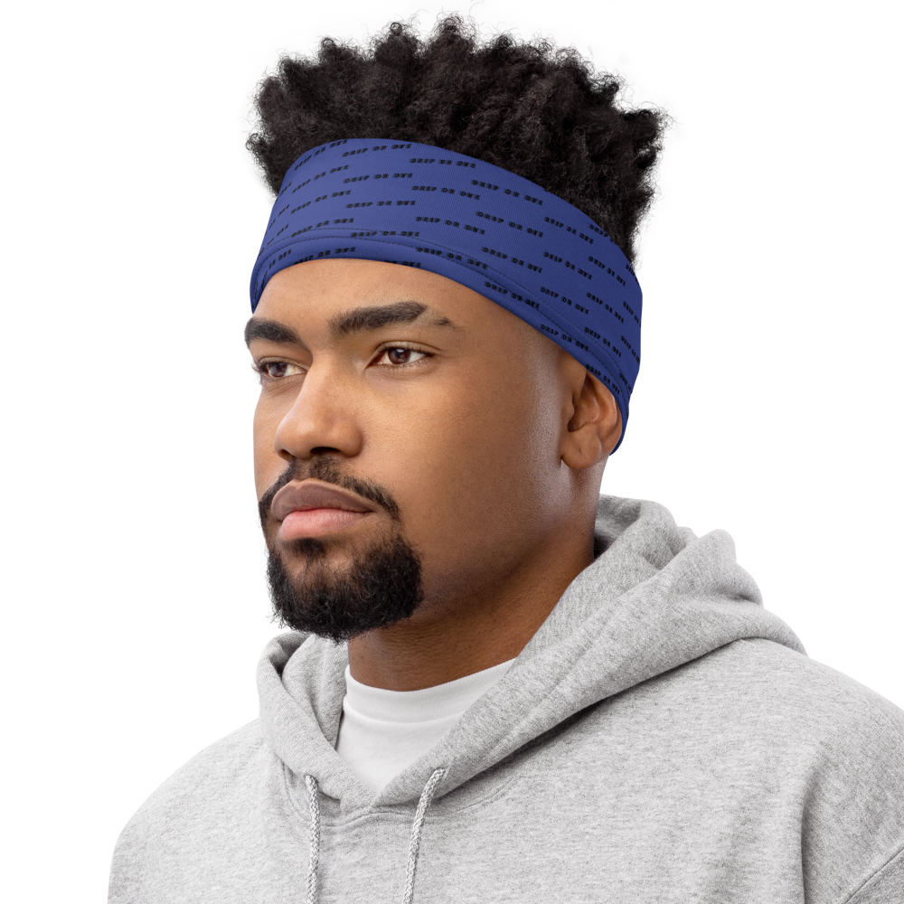 CRXWN | Drip or Dye | HUES Season 1 Back 2 Basics Custom Racer Stripes 3-in-1 UNISEX Gaiter Zoom Blue Royal