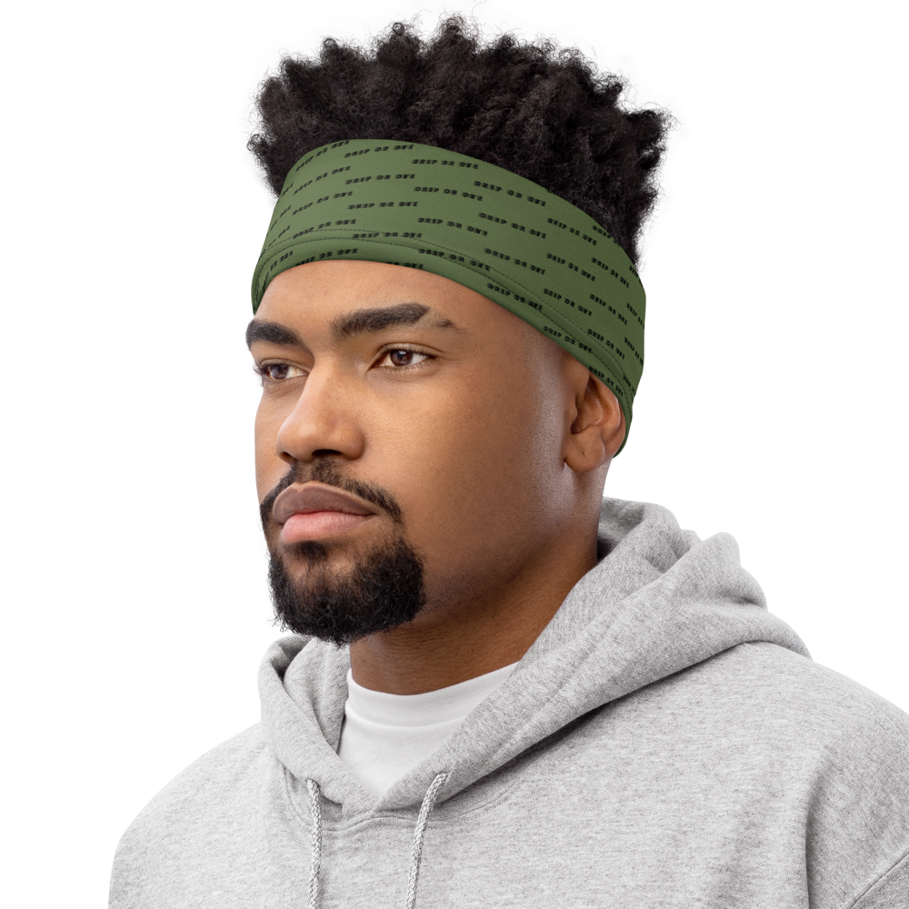 CRXWN | Drip or Dye | HUES Season 1 Back 2 Basics Custom Racer Stripes 3-in-1 UNISEX Gaiter Zoom Olive Martini