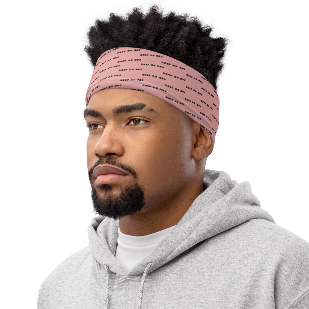 CRXWN | Drip or Dye | HUES Season 1 Back 2 Basics Custom Racer Stripes 3-in-1 UNISEX Gaiter Zoom Pink Bunny