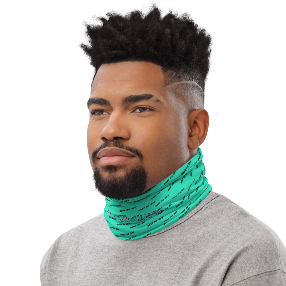 CRXWN | Drip or Dye | HUES Season 1 Back 2 Basics Custom Racer Stripes 3-in-1 UNISEX Gaiter Zoom Seafoam Aether