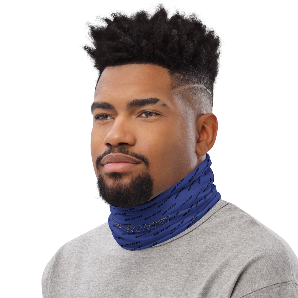 CRXWN | Drip or Dye | HUES Season 1 Back 2 Basics Custom Racer Stripes 3-in-1 UNISEX Gaiter Zoom Blue Royal