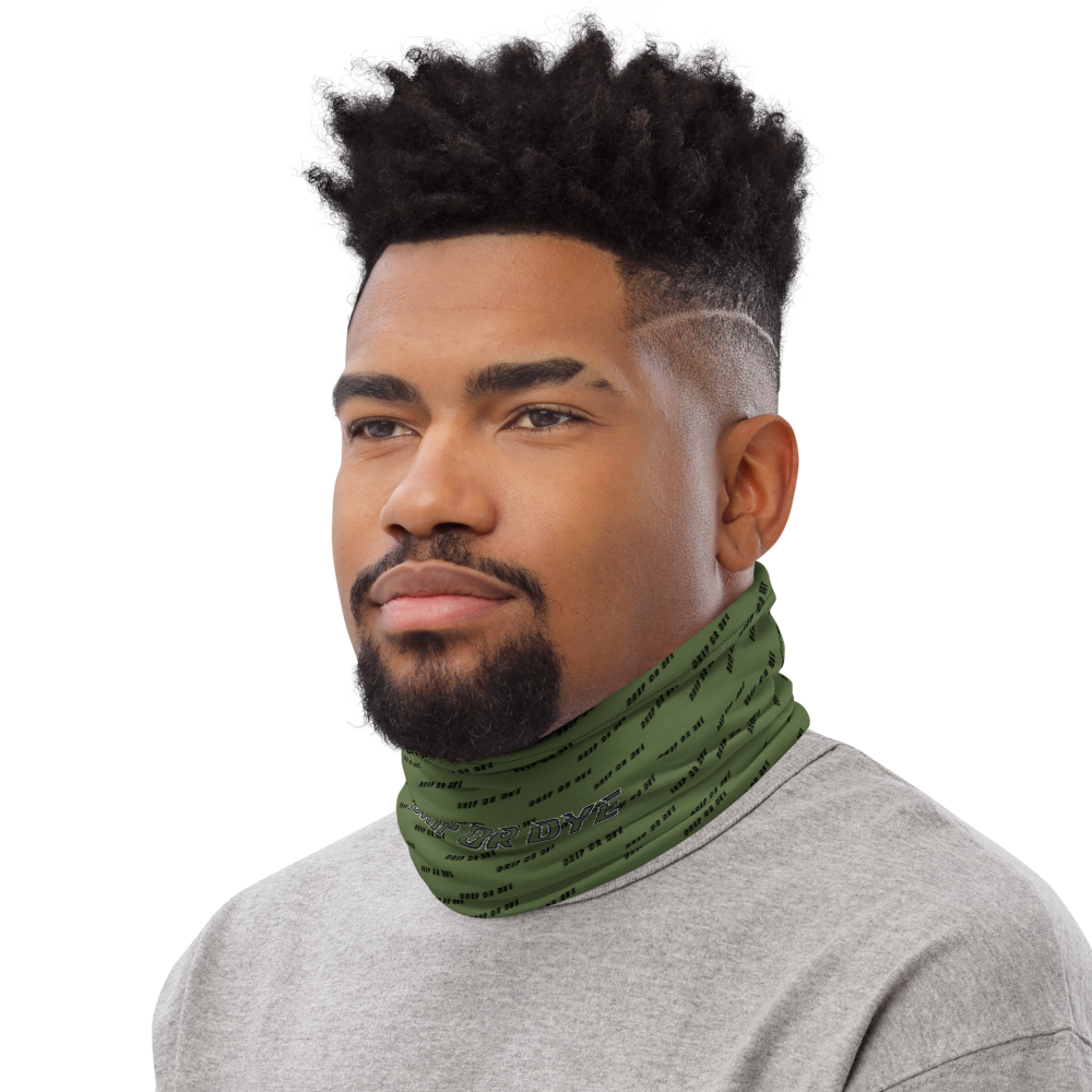 CRXWN | Drip or Dye | HUES Season 1 Back 2 Basics Custom Racer Stripes 3-in-1 UNISEX Gaiter Zoom Olive Martini