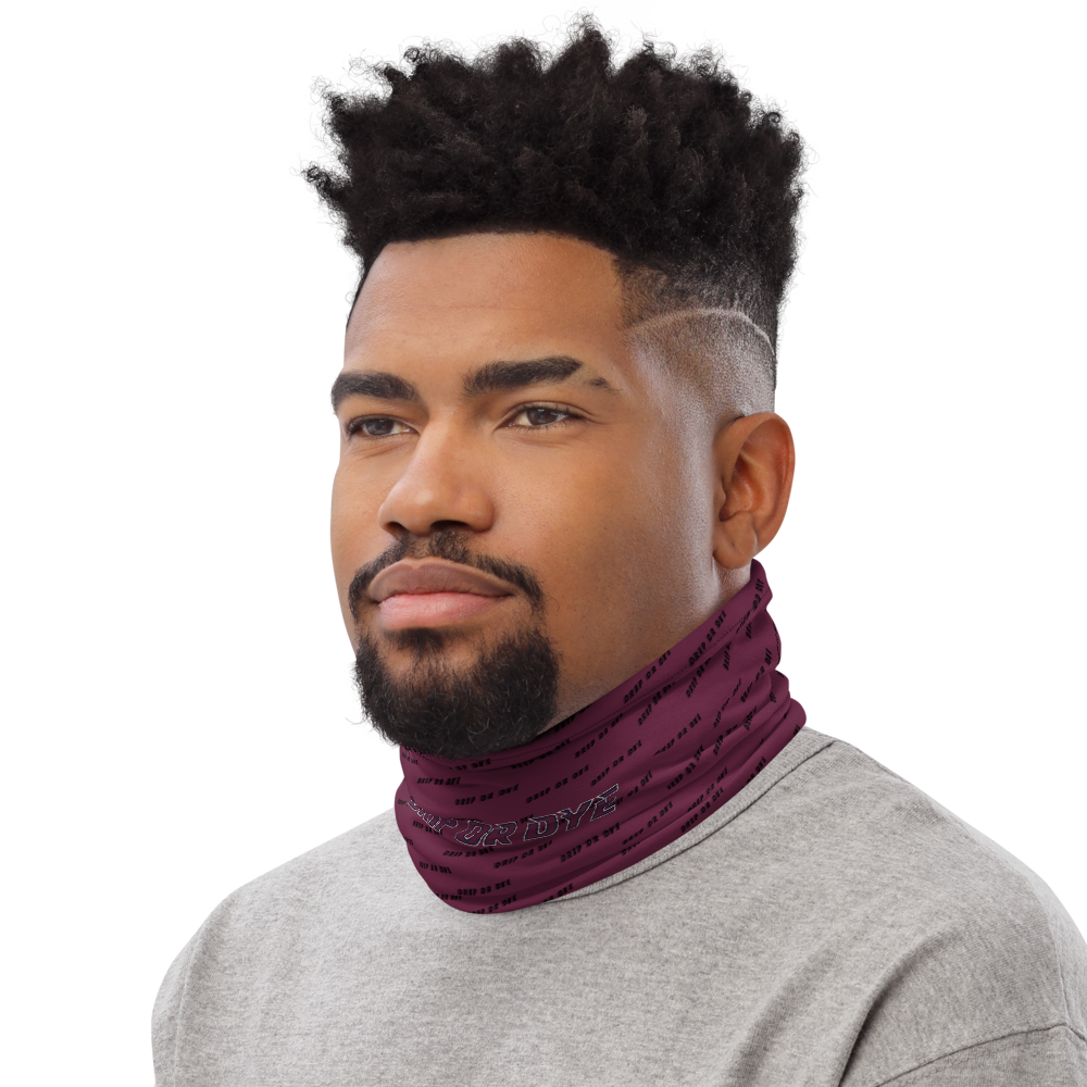 CRXWN | Drip or Dye | HUES Season 1 Back 2 Basics Custom Racer Stripes 3-in-1 UNISEX Gaiter Zoom Maroon