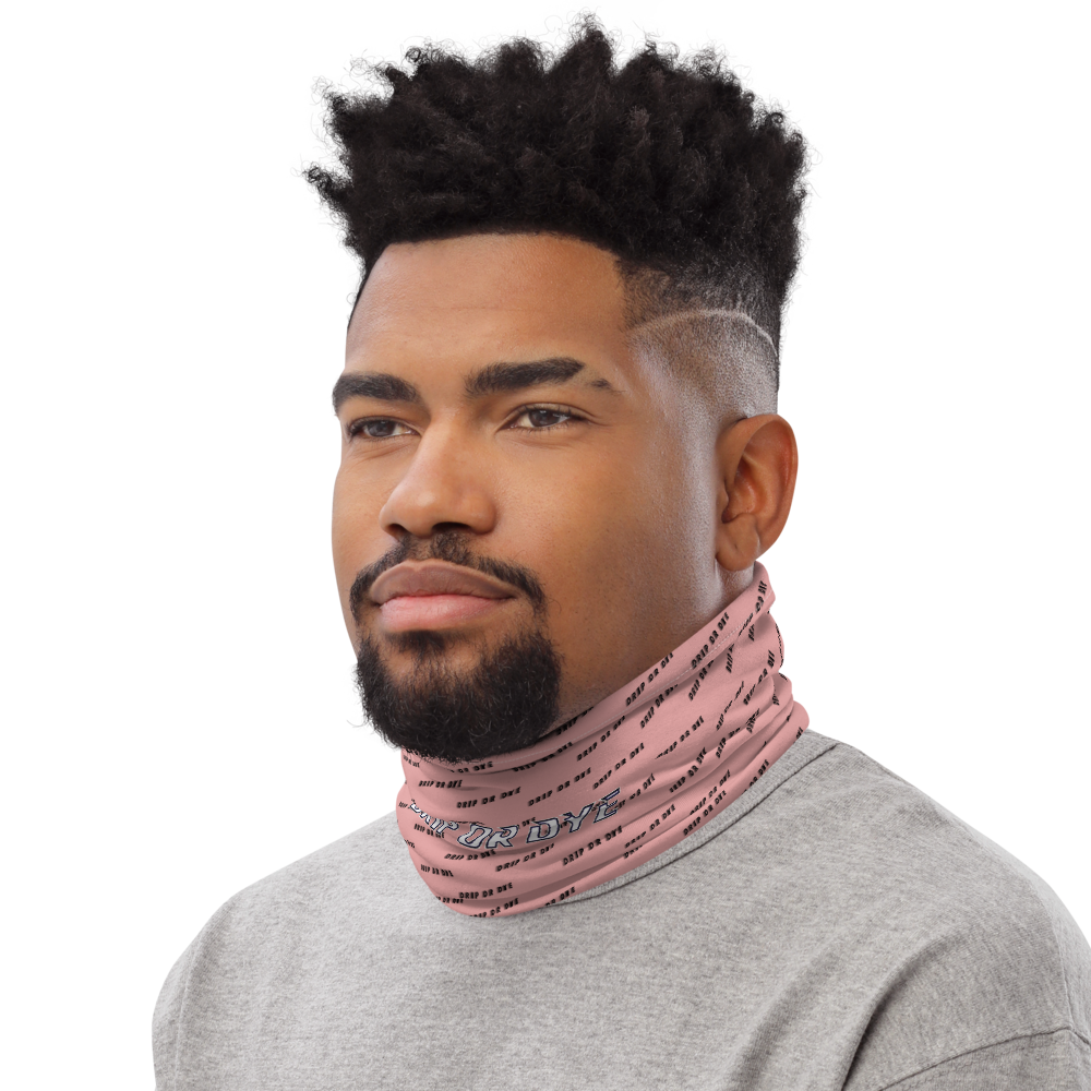 CRXWN | Drip or Dye | HUES Season 1 Back 2 Basics Custom Racer Stripes 3-in-1 UNISEX Gaiter Zoom Pink Bunny
