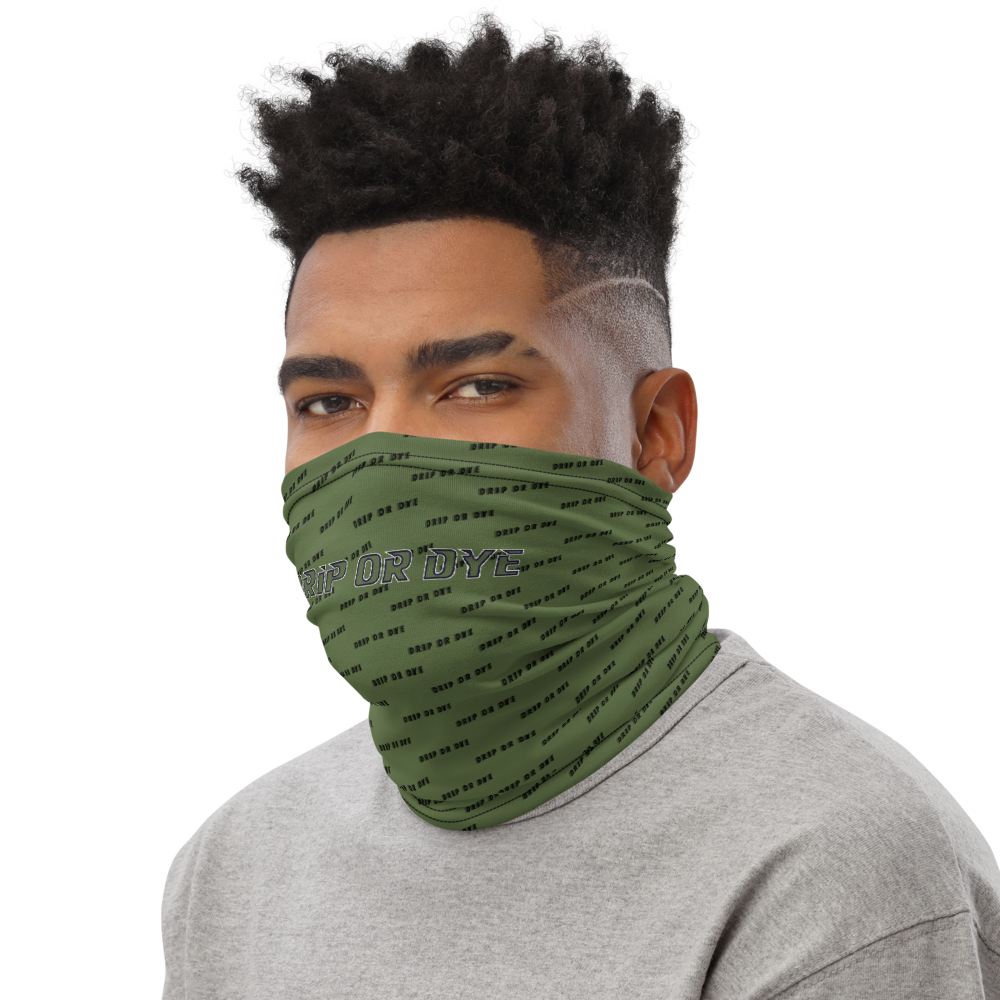 CRXWN | Drip or Dye | HUES Season 1 Back 2 Basics Custom Racer Stripes 3-in-1 UNISEX Gaiter Zoom Olive Martini
