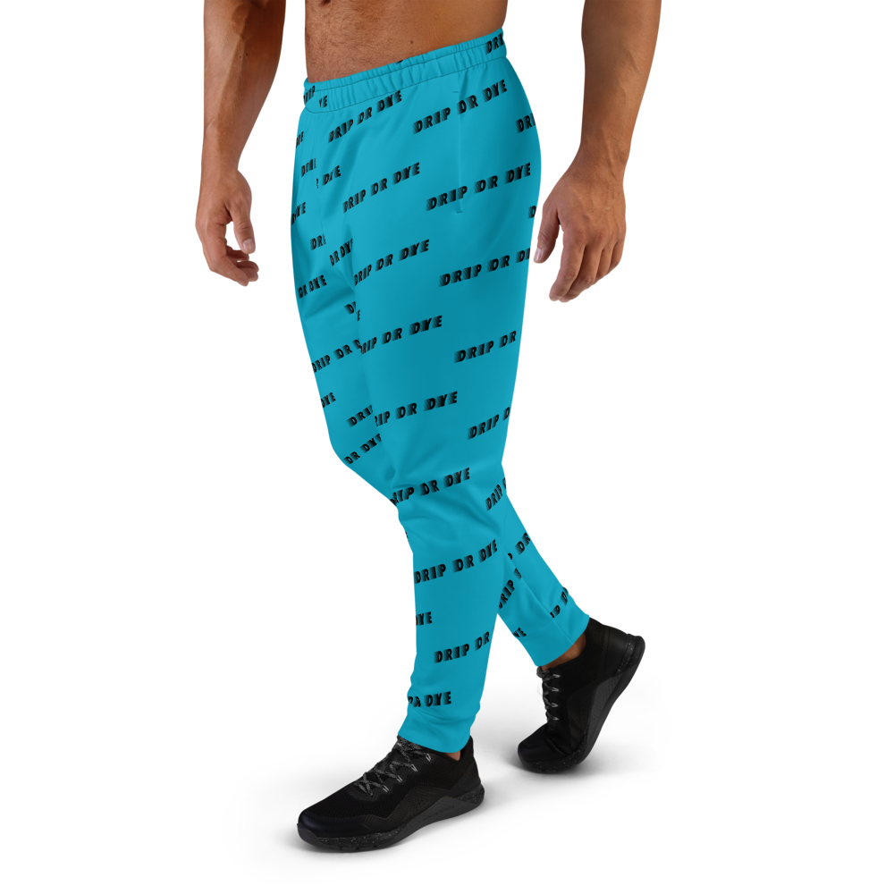CRXWN | Drip or Dye | Racer Season 1 Unisex Jogger Racing Stripes Sweatpant Zoom Sky Blue