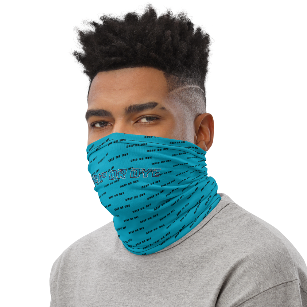 CRXWN | Drip or Dye | HUES Season 1 Back 2 Basics Custom Racer Stripes 3-in-1 UNISEX Gaiter Zoom Sky Blue