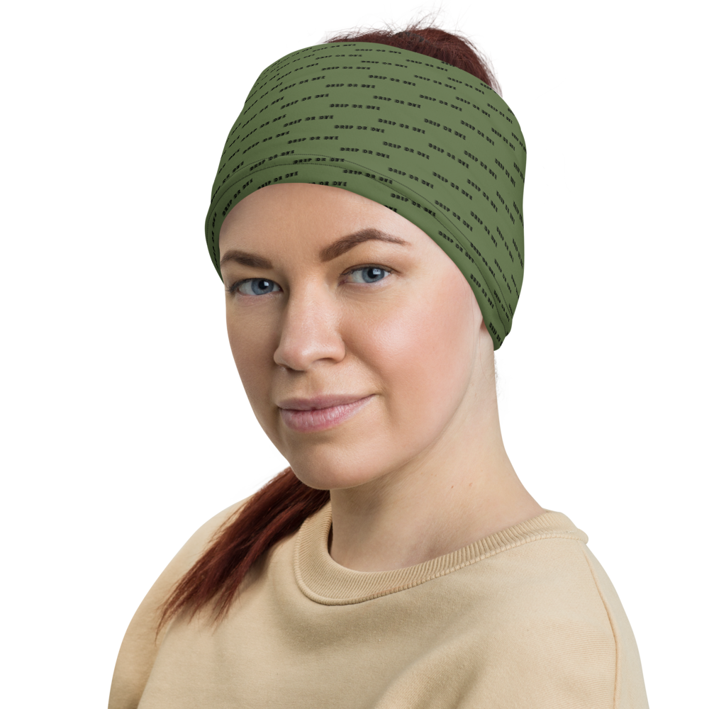 CRXWN | Drip or Dye | HUES Season 1 Back 2 Basics Custom Racer Stripes 3-in-1 UNISEX Gaiter Zoom Olive Martini