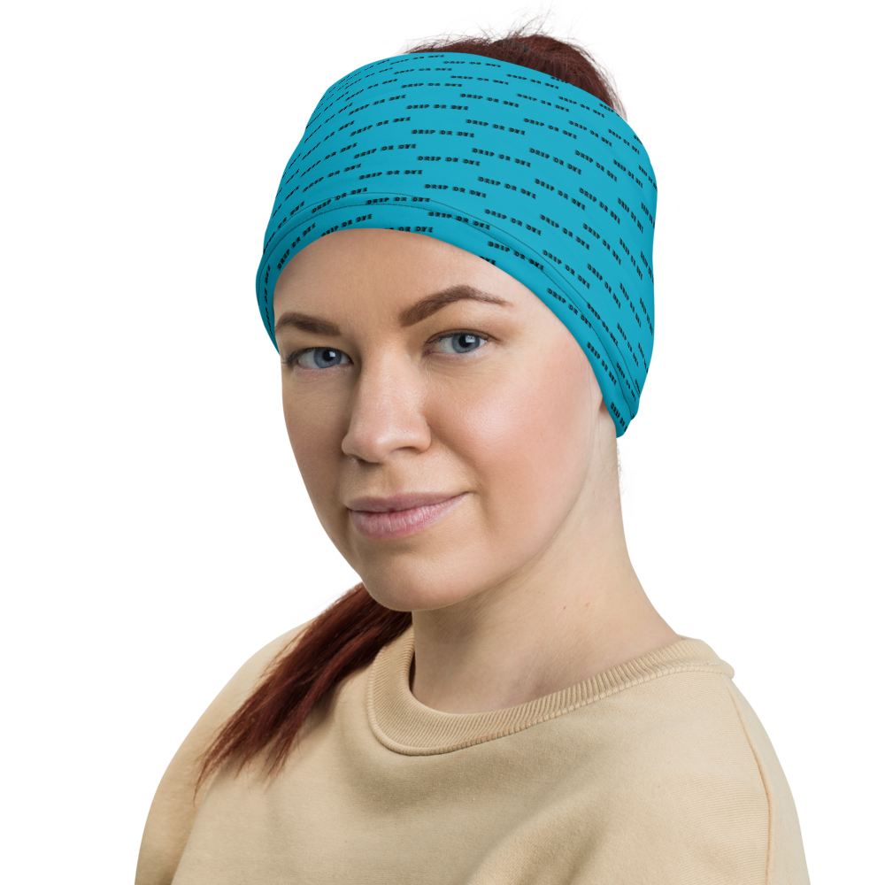 CRXWN | Drip or Dye | HUES Season 1 Back 2 Basics Custom Racer Stripes 3-in-1 UNISEX Gaiter Zoom Sky Blue