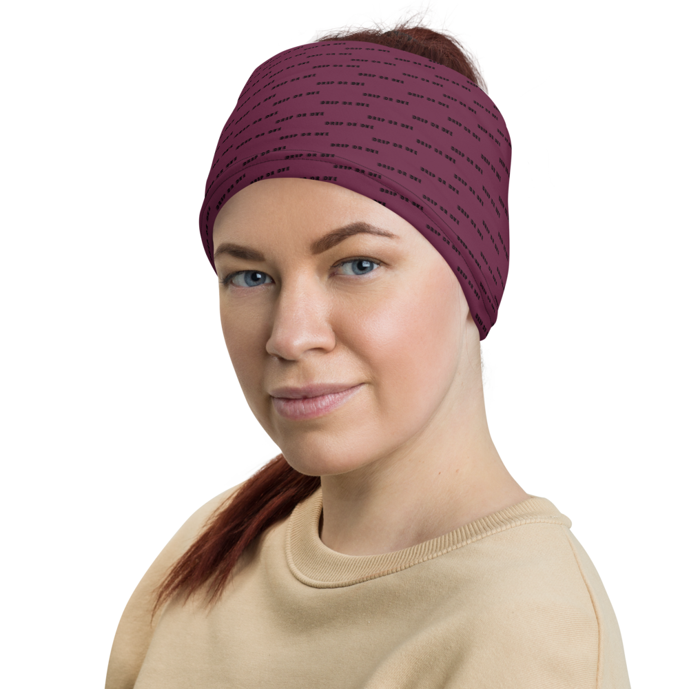 CRXWN | Drip or Dye | HUES Season 1 Back 2 Basics Custom Racer Stripes 3-in-1 UNISEX Gaiter Zoom Maroon