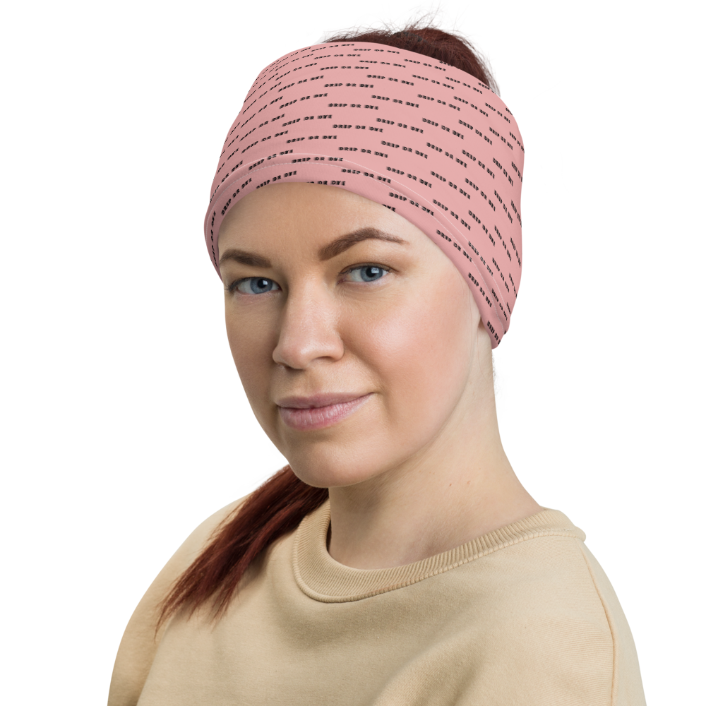 CRXWN | Drip or Dye | HUES Season 1 Back 2 Basics Custom Racer Stripes 3-in-1 UNISEX Gaiter Zoom Pink Bunny
