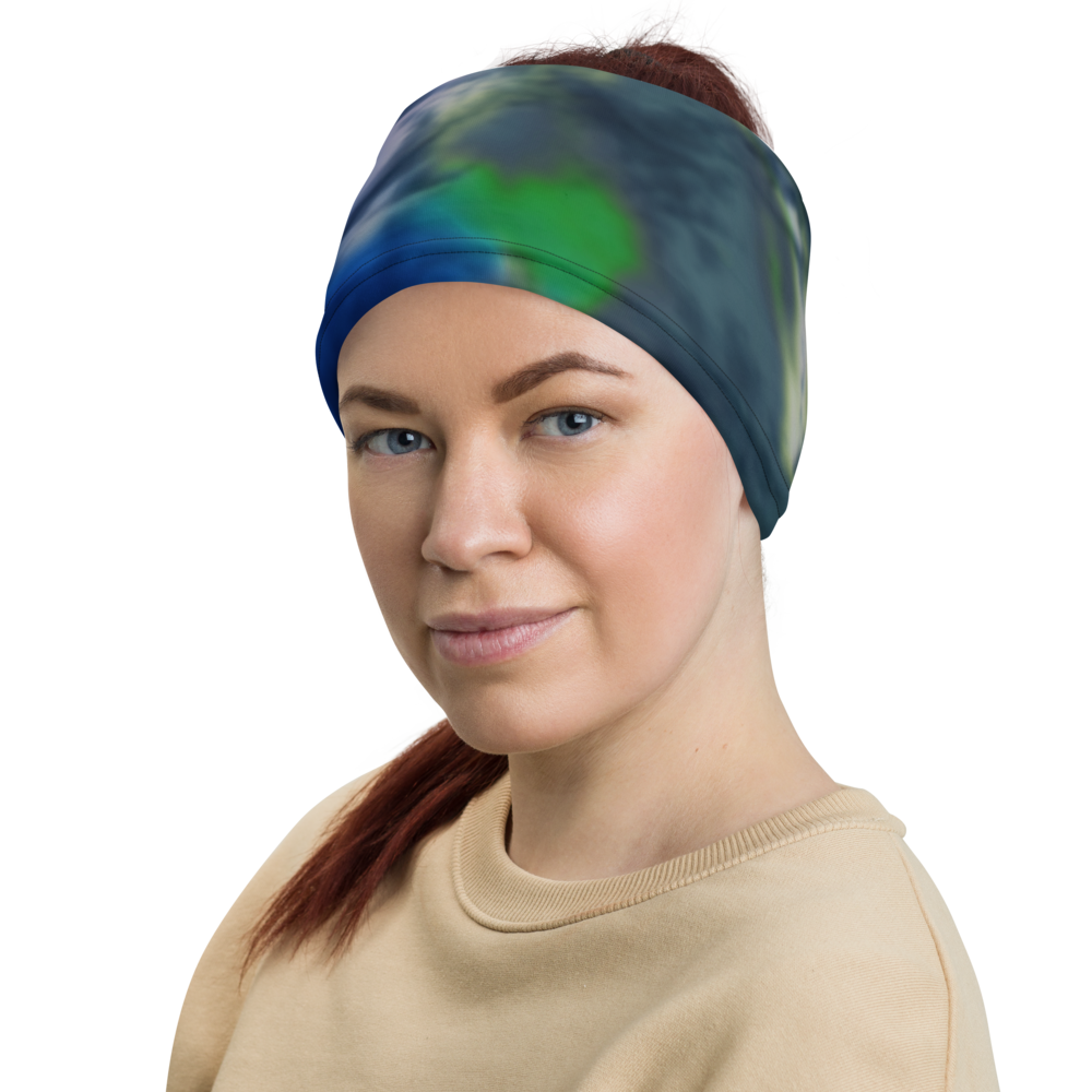 CRXWN | Drip or Dye | Tye Dye Season of Love 1 Cosmic Prophet Custom 3-in-1 UNISEX Gaiter Heavenly Color Clouds Hyper Royal Blue Ocean