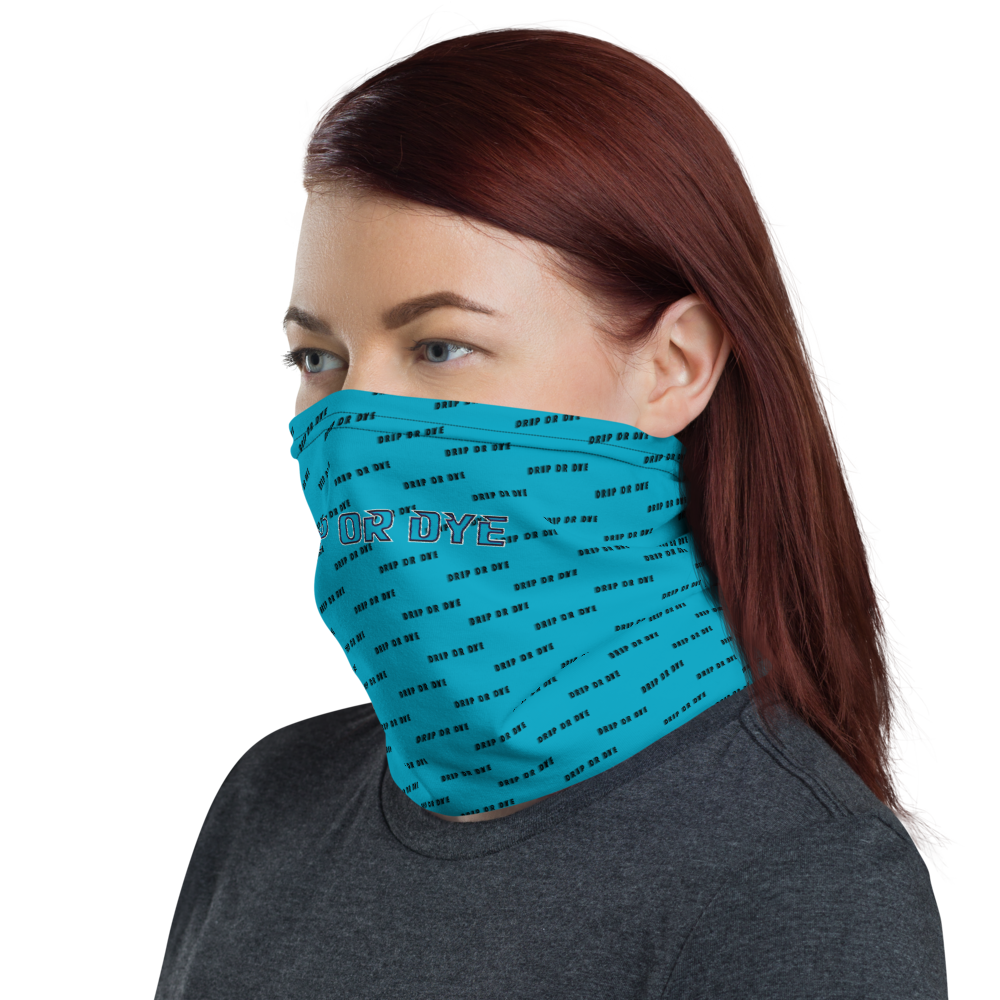 CRXWN | Drip or Dye | HUES Season 1 Back 2 Basics Custom Racer Stripes 3-in-1 UNISEX Gaiter Zoom Sky Blue