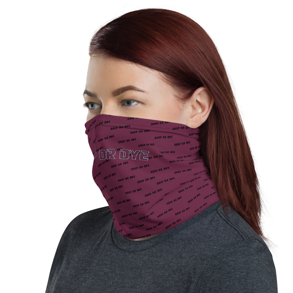 CRXWN | Drip or Dye | HUES Season 1 Back 2 Basics Custom Racer Stripes 3-in-1 UNISEX Gaiter Zoom Maroon