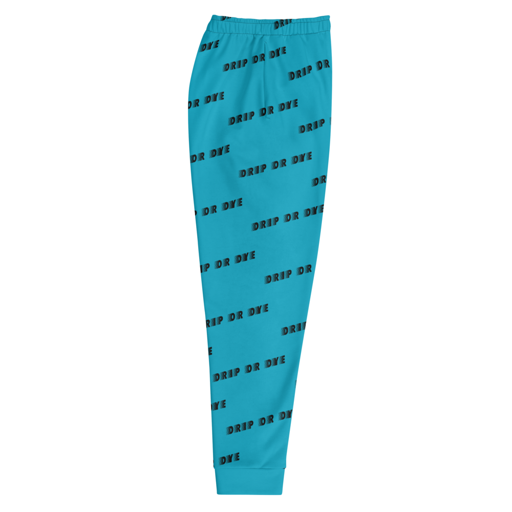CRXWN | Drip or Dye | Racer Season 1 Unisex Jogger Racing Stripes Sweatpant Zoom Sky Blue