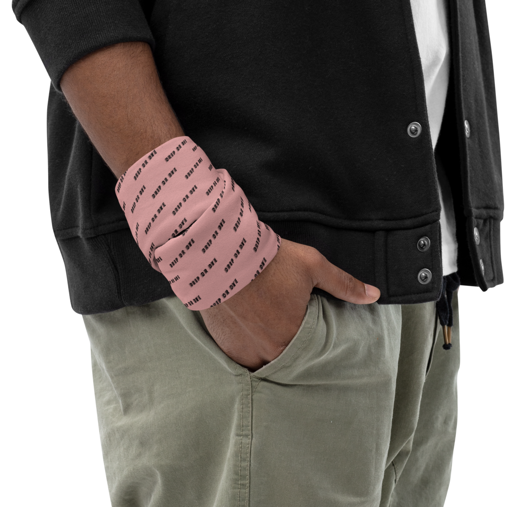 CRXWN | Drip or Dye | HUES Season 1 Back 2 Basics Custom Racer Stripes 3-in-1 UNISEX Gaiter Zoom Pink Bunny