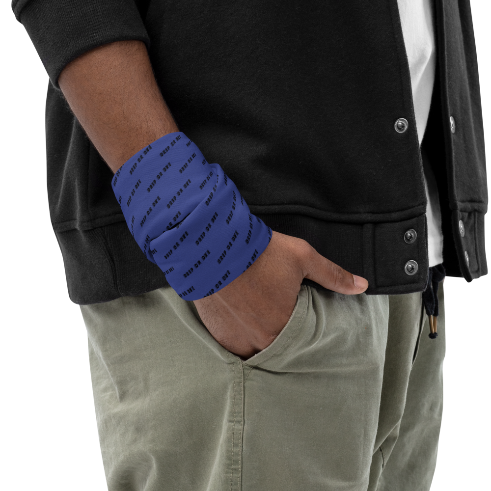 CRXWN | Drip or Dye | HUES Season 1 Back 2 Basics Custom Racer Stripes 3-in-1 UNISEX Gaiter Zoom Blue Royal