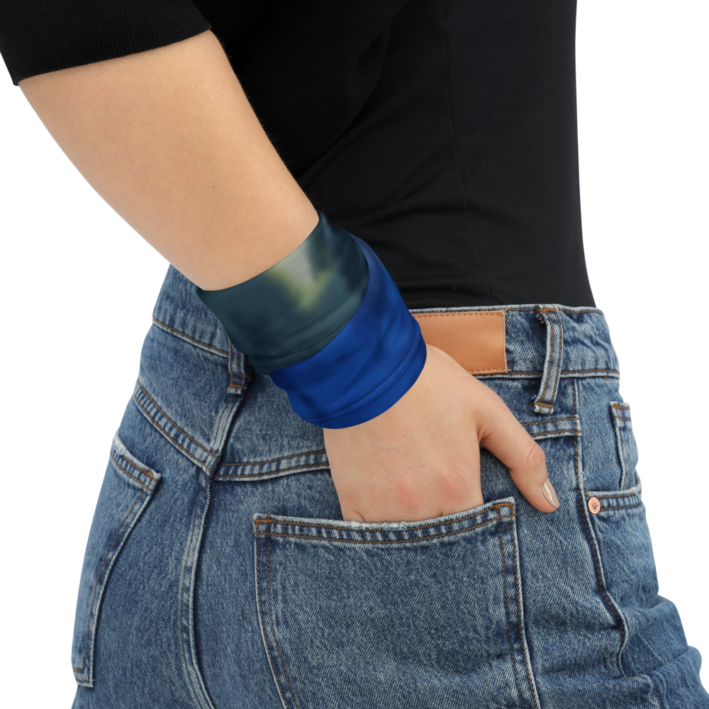 CRXWN | Drip or Dye | Tye Dye Season of Love 1 Cosmic Prophet Custom 3-in-1 UNISEX Gaiter Heavenly Color Clouds Hyper Royal Blue Ocean