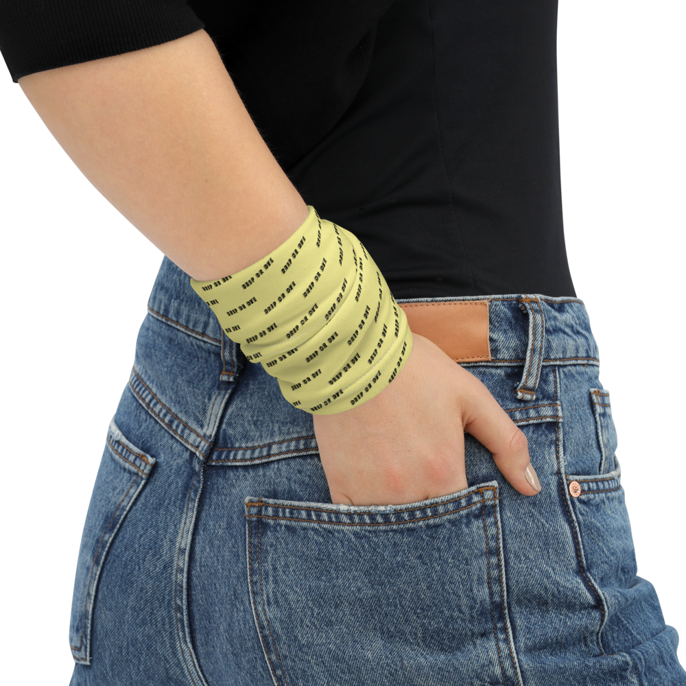 CRXWN | Drip or Dye | HUES Season 1 Back 2 Basics Custom Racer Stripes 3-in-1 UNISEX Gaiter Zoom Limoncello Yellow