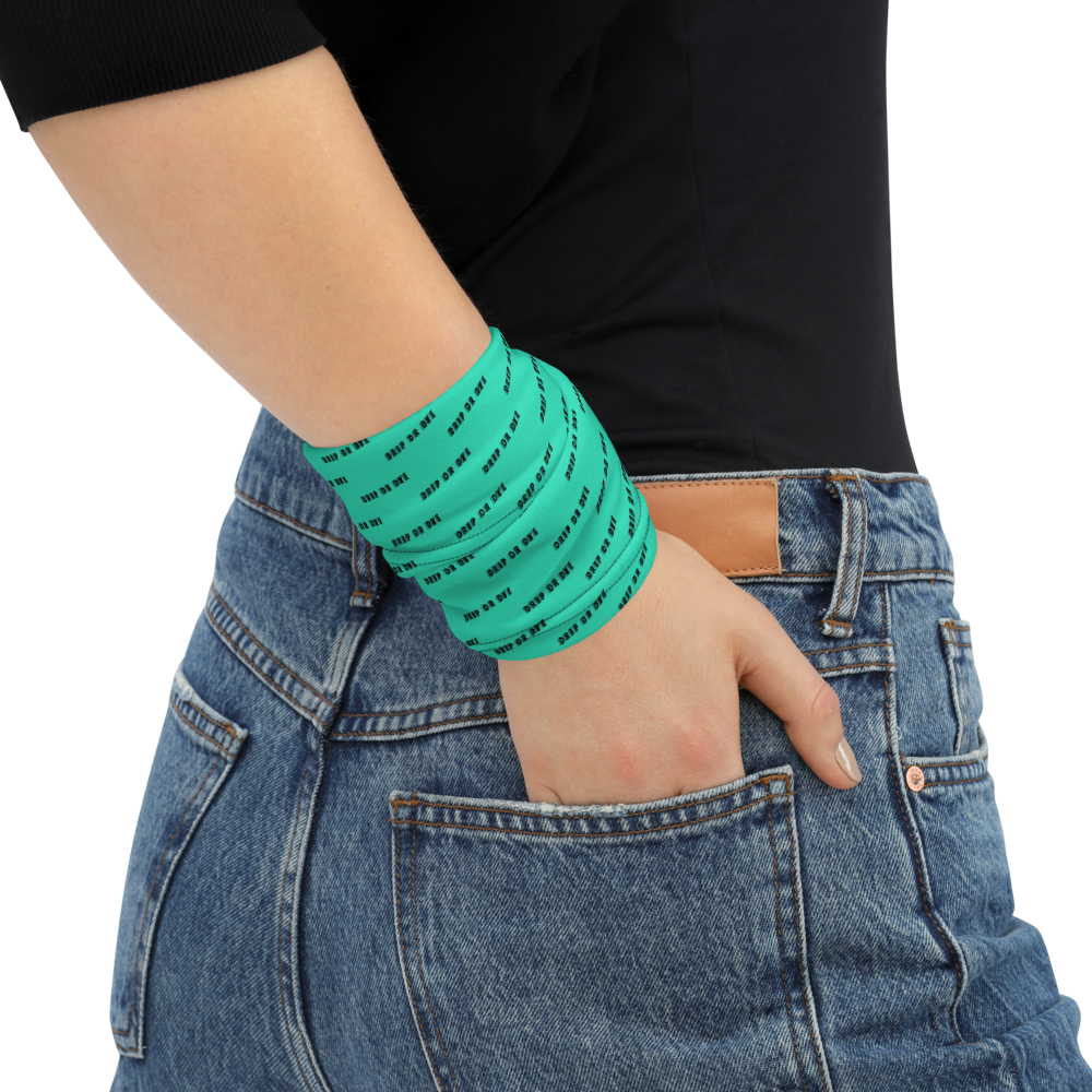 CRXWN | Drip or Dye | HUES Season 1 Back 2 Basics Custom Racer Stripes 3-in-1 UNISEX Gaiter Zoom Seafoam Aether