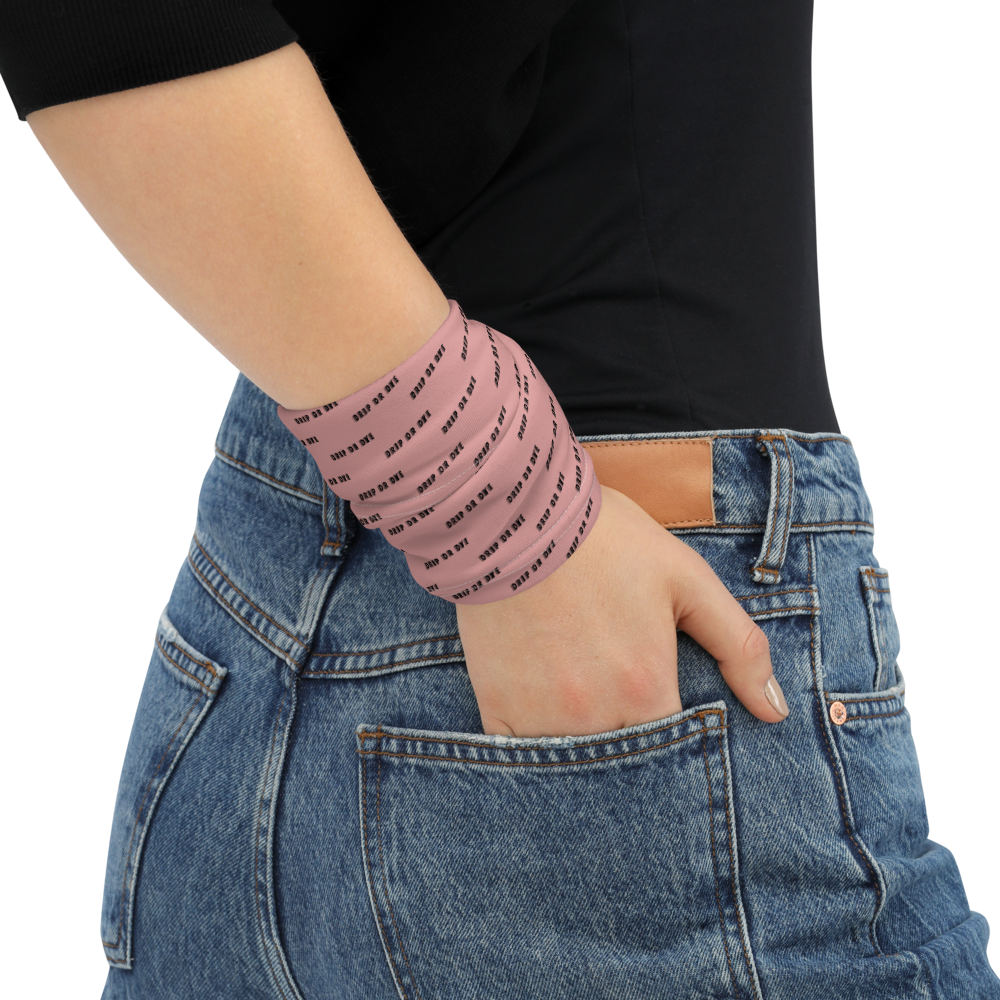 CRXWN | Drip or Dye | HUES Season 1 Back 2 Basics Custom Racer Stripes 3-in-1 UNISEX Gaiter Zoom Pink Bunny
