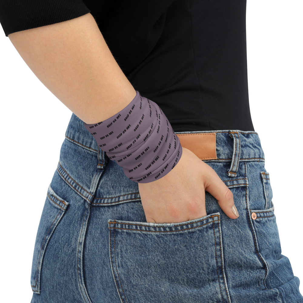 CRXWN | Drip or Dye | HUES Season 1 Back 2 Basics Custom Racer Stripes 3-in-1 UNISEX Gaiter Zoom Purple Haze