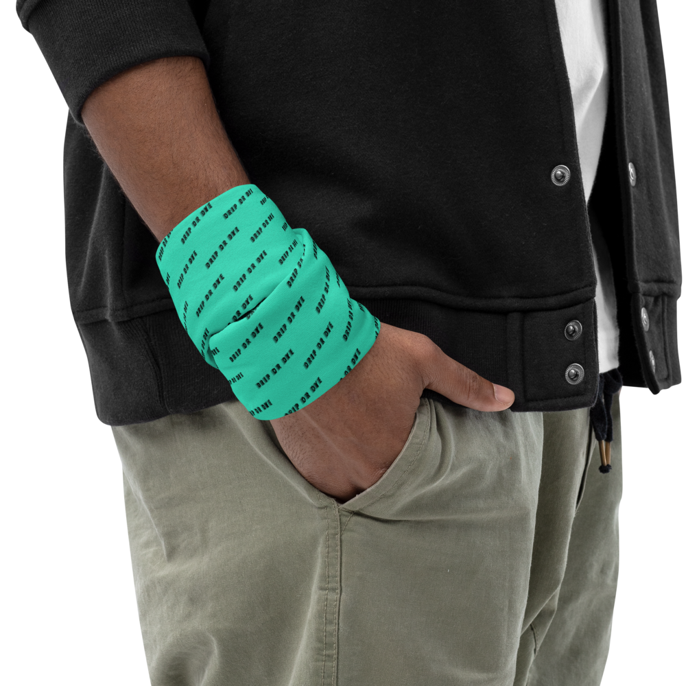 CRXWN | Drip or Dye | HUES Season 1 Back 2 Basics Custom Racer Stripes 3-in-1 UNISEX Gaiter Zoom Seafoam Aether