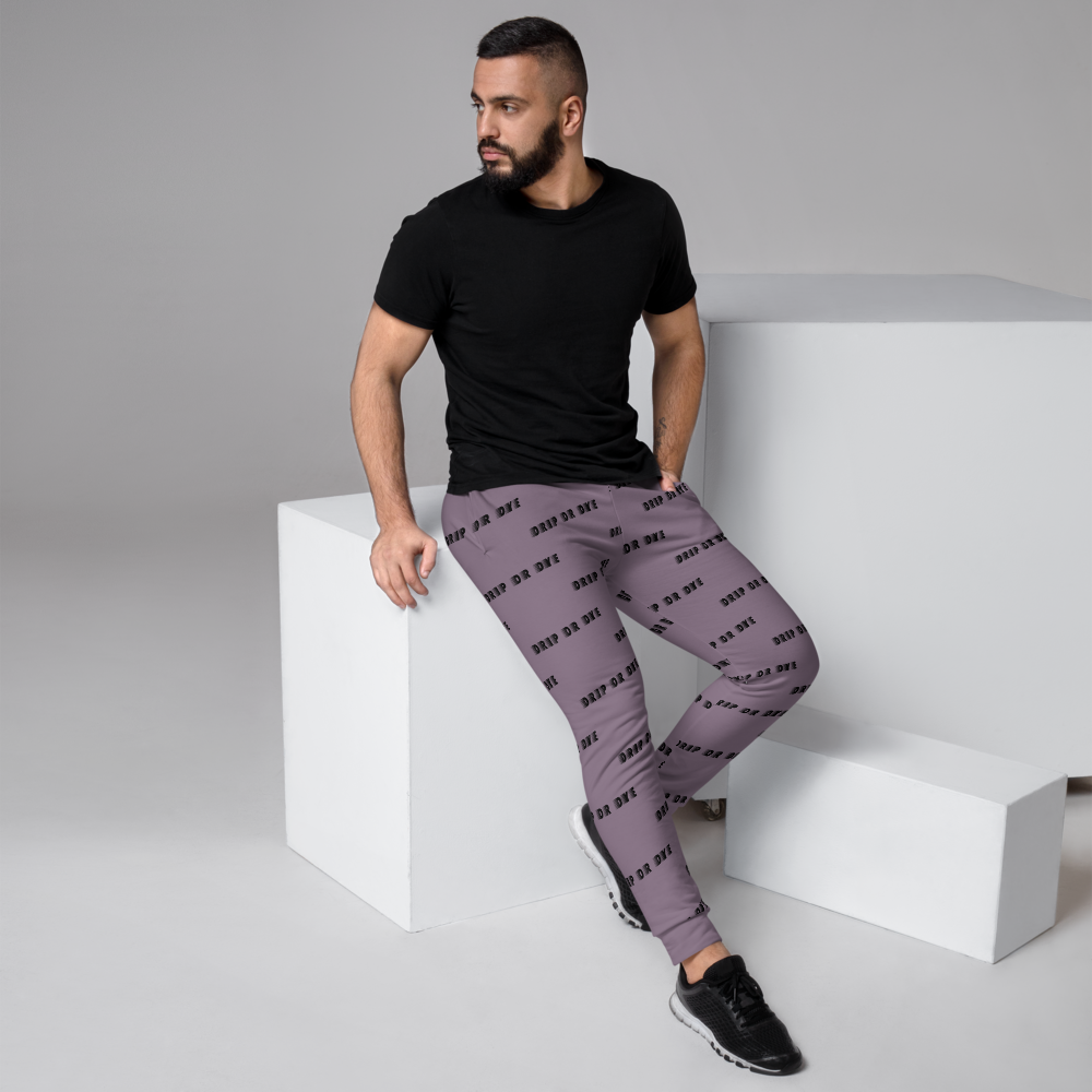 CRXWN | Drip or Dye | Racer Season 1 Unisex Jogger Racing Stripes Sweatpant Zoom Matte Purple Haze